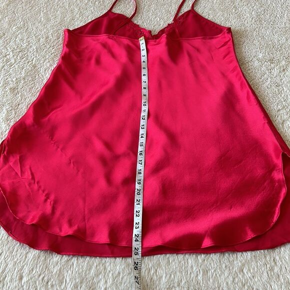 Vintage red slip nightgown size 1X - Picture 16 of 16